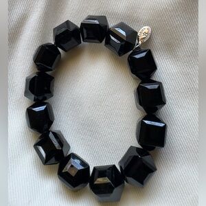 Tarina Tarantino Black lucite Bracelet